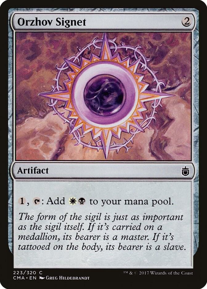 Orzhov Signet (223) [Commander Anthology]