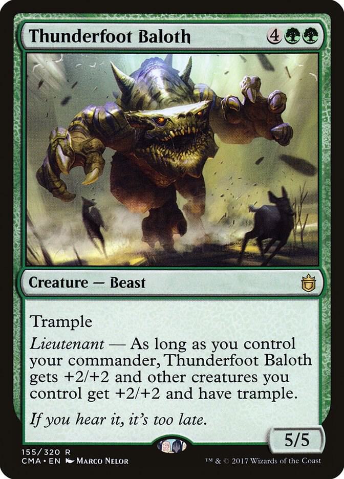 Thunderfoot Baloth (155) [Commander Anthology]
