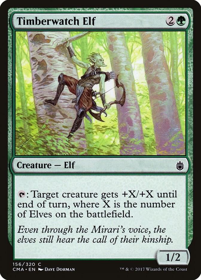 Timberwatch Elf (156) [Commander Anthology]