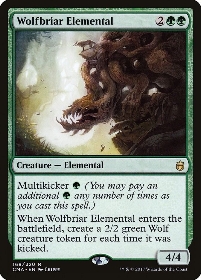 Wolfbriar Elemental (168) [Commander Anthology]