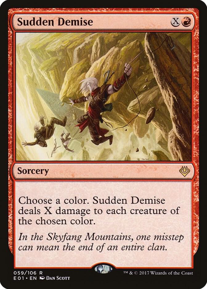 Sudden Demise (59) [Archenemy: Nicol Bolas]