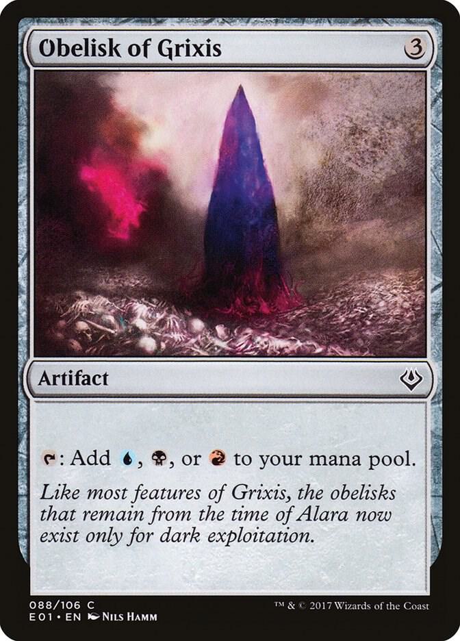 Obelisk of Grixis (88) [Archenemy: Nicol Bolas]
