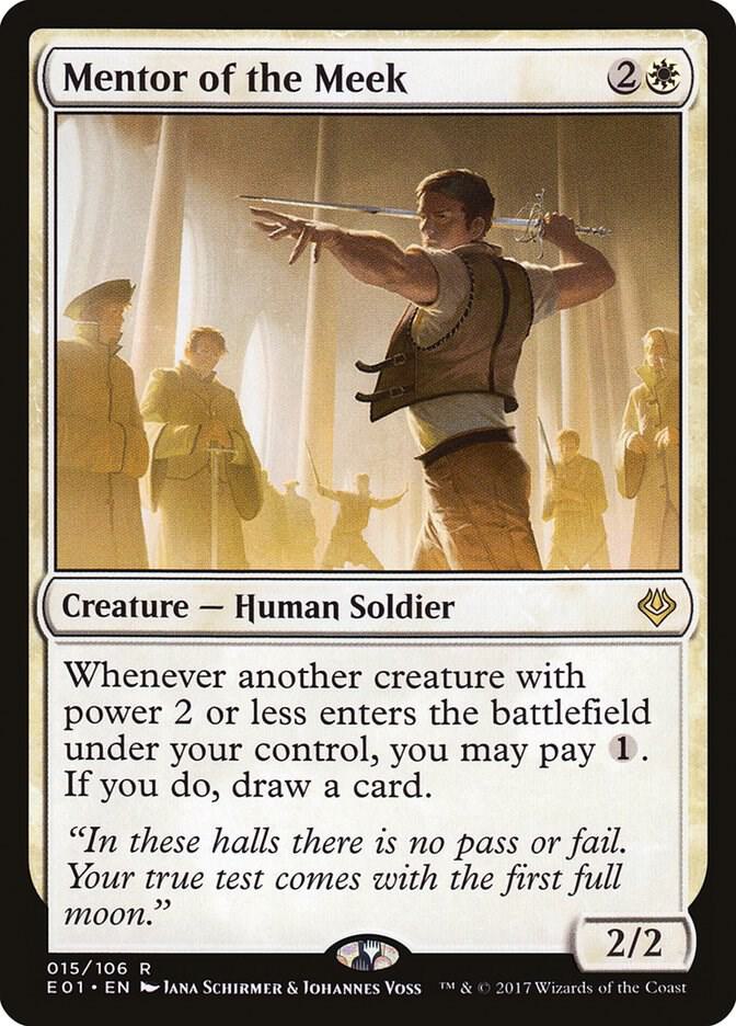 Mentor of the Meek (15) [Archenemy: Nicol Bolas]