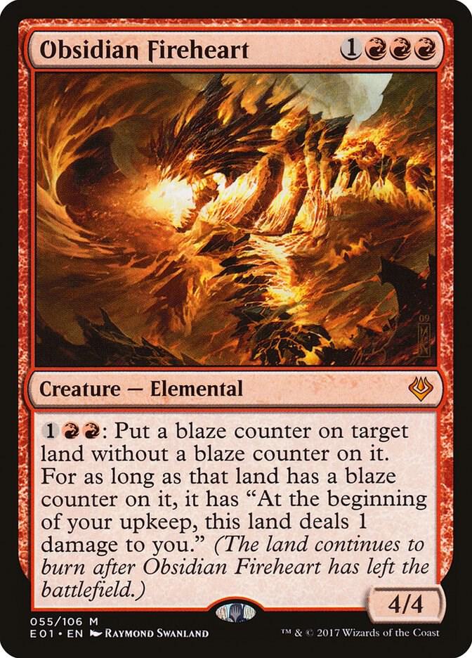 Obsidian Fireheart (55) [Archenemy: Nicol Bolas]