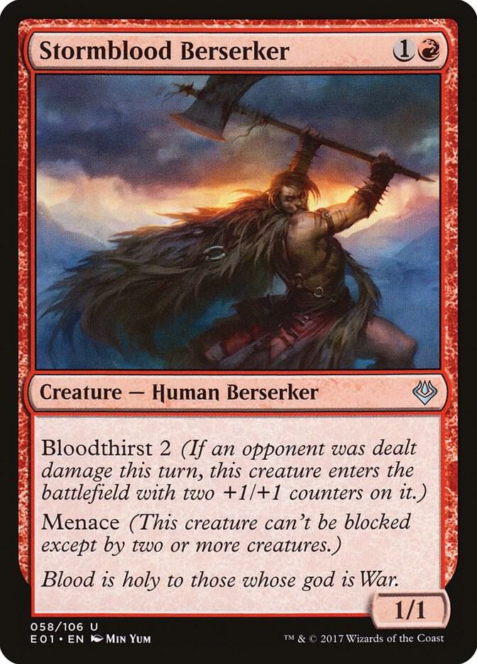 Stormblood Berserker (58) [Archenemy: Nicol Bolas]