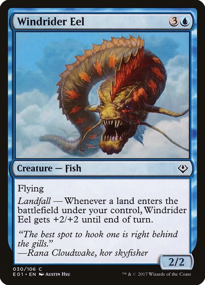 Windrider Eel (30) [Archenemy: Nicol Bolas]