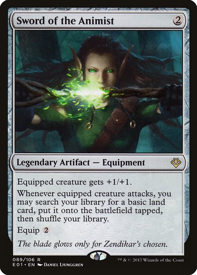 Sword of the Animist (89) [Archenemy: Nicol Bolas]