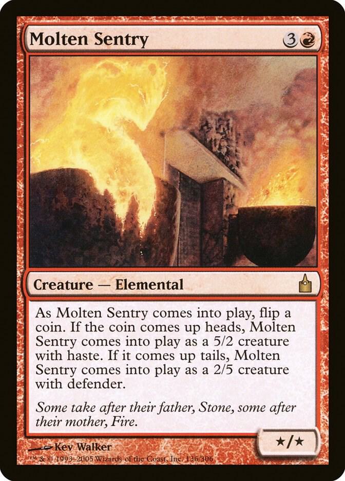 Molten Sentry (136) [Ravnica: City of Guilds]
