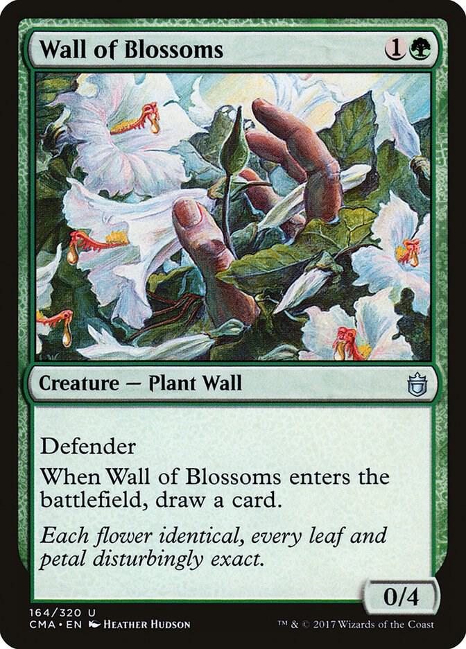 Wall of Blossoms (164) [Commander Anthology]