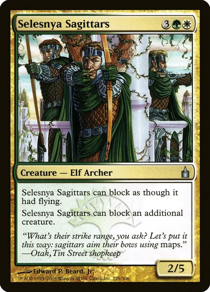 Selesnya Sagittars (229) [Ravnica: City of Guilds]