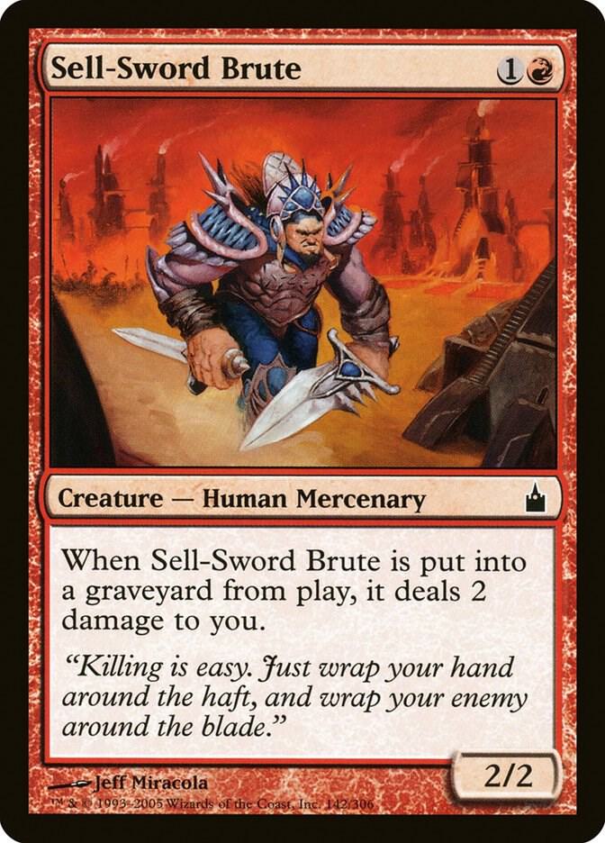 Sell-Sword Brute (142) [Ravnica: City of Guilds]