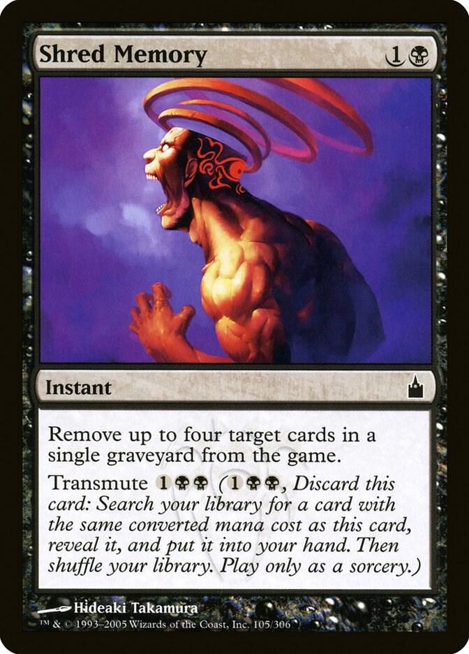 Shred Memory (105) [Ravnica: City of Guilds]