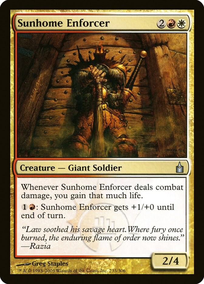 Sunhome Enforcer (233) [Ravnica: City of Guilds]