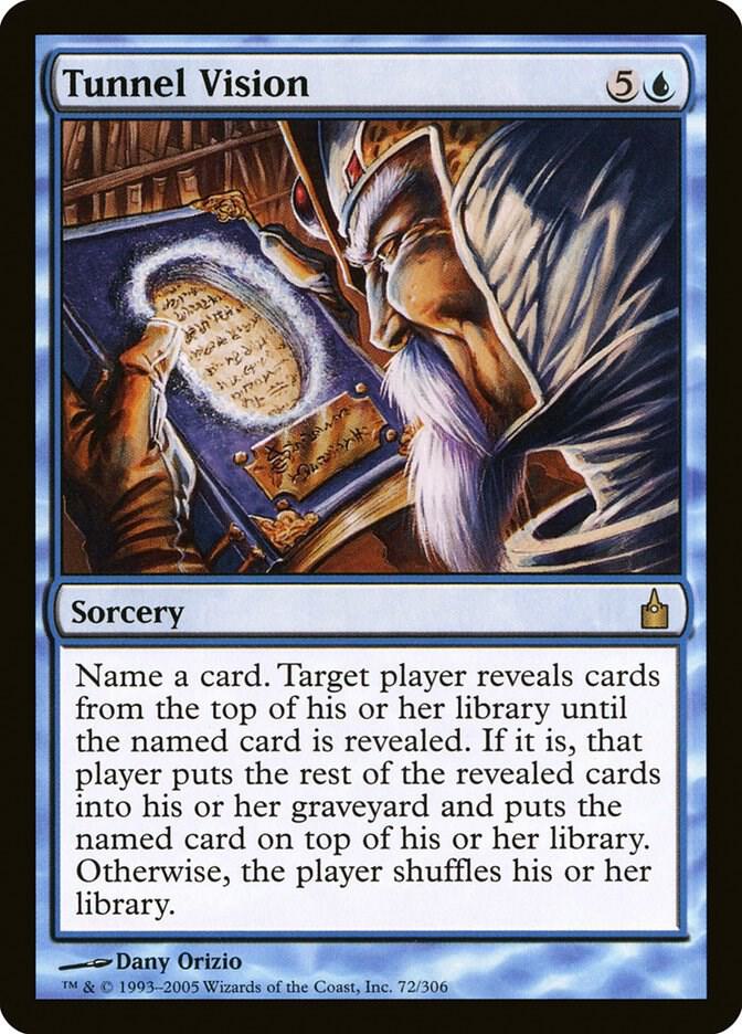 Tunnel Vision (72) [Ravnica: City of Guilds]