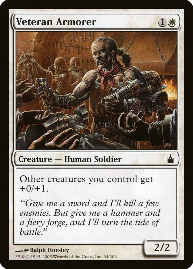 Veteran Armorer (34) [Ravnica: City of Guilds]