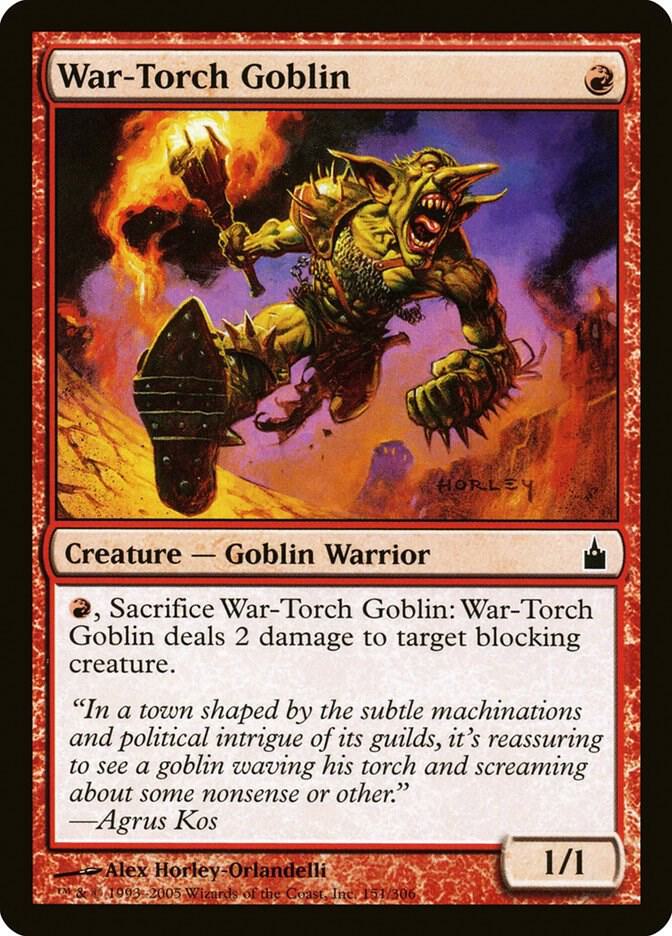 War-Torch Goblin (151) [Ravnica: City of Guilds]