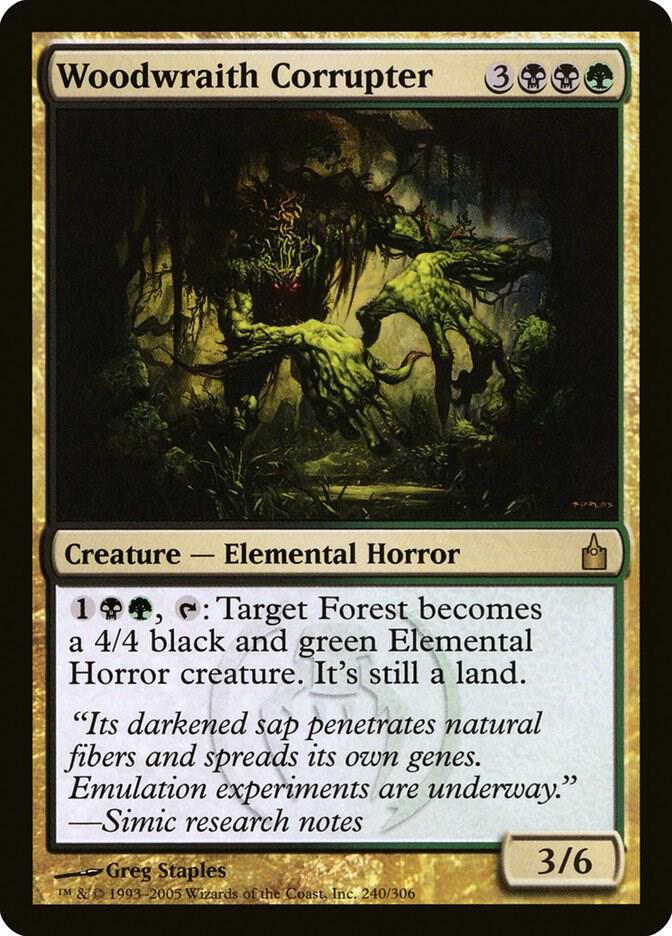 Woodwraith Corrupter (240) [Ravnica: City of Guilds]