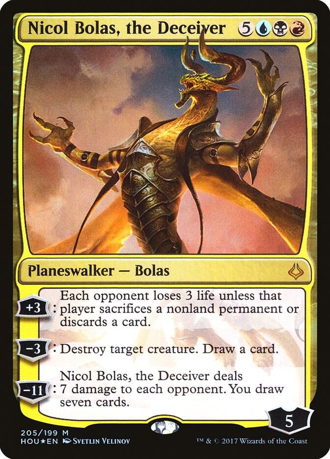 Nicol Bolas, the Deceiver (205) [Hour of Devastation]
