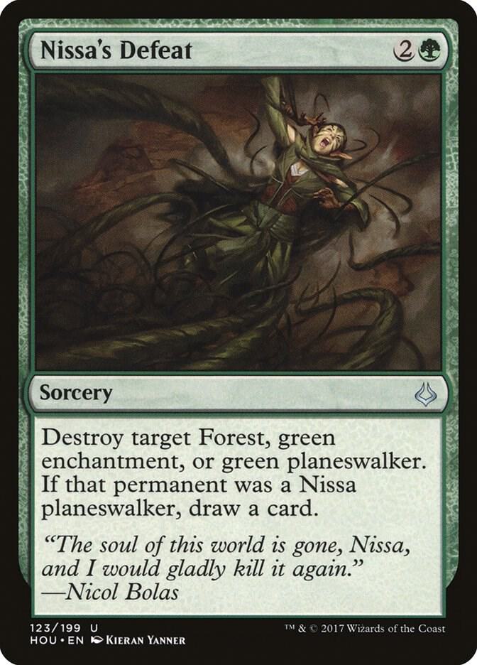 Nissa's Defeat (123) [Hour of Devastation]