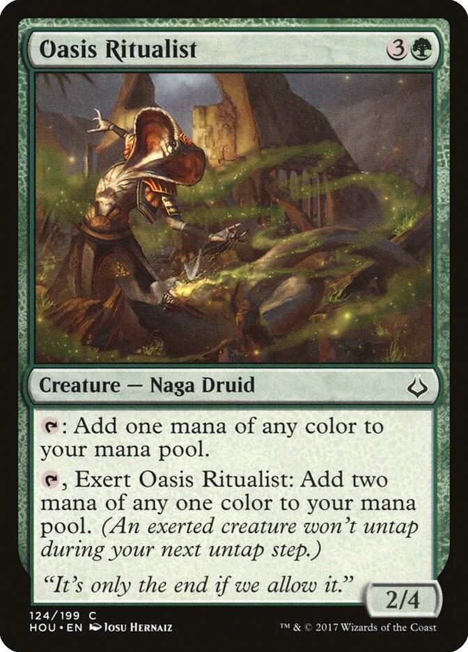 Oasis Ritualist (124) [Hour of Devastation]