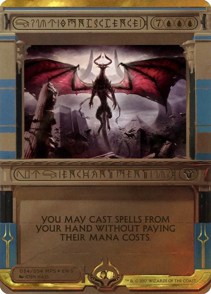 Omniscience (34) [Amonkhet Invocations] [Borderless]