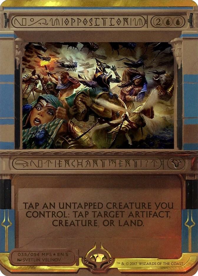 Opposition (35) [Amonkhet Invocations] [Borderless]