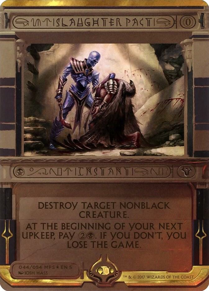 Slaughter Pact (44) [Amonkhet Invocations] [Borderless]