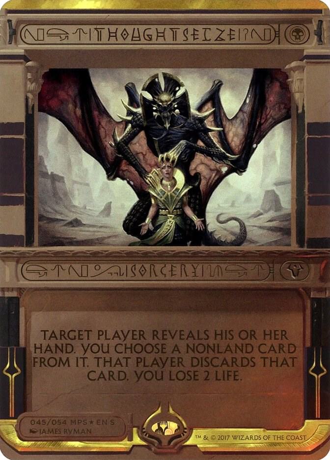 Thoughtseize (45) [Amonkhet Invocations] [Borderless]