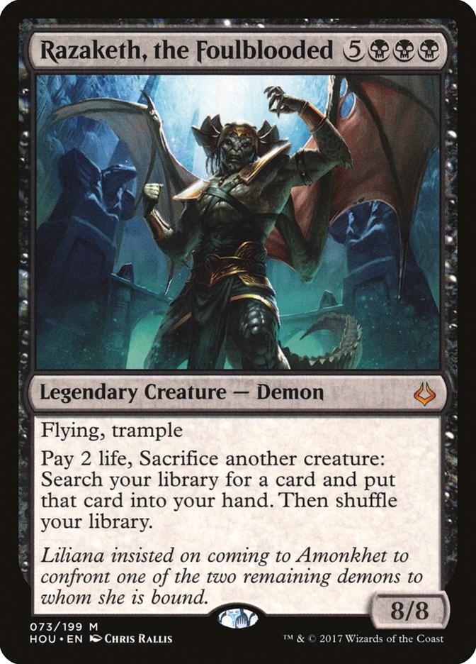 Razaketh, the Foulblooded (73) [Hour of Devastation]