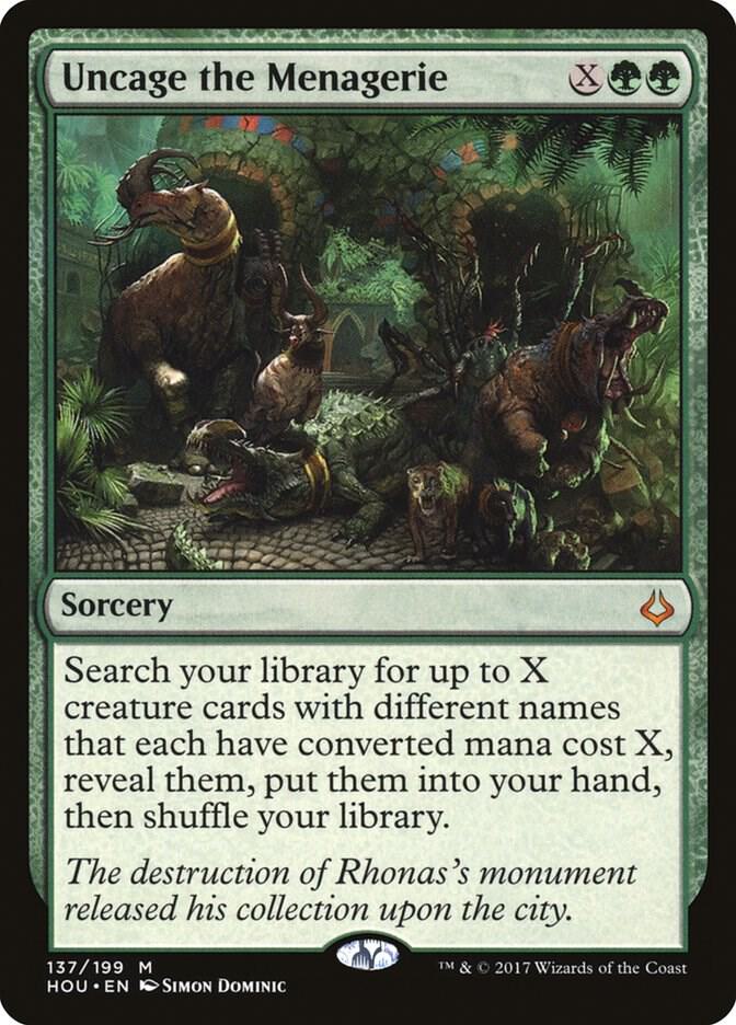 Uncage the Menagerie (137) [Hour of Devastation]