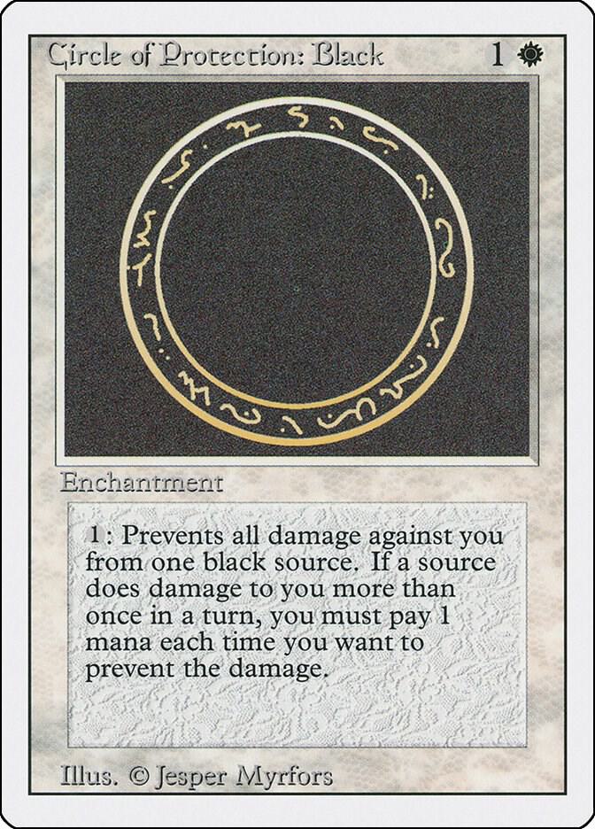 Circle of Protection: Black (9) [Revised Edition]