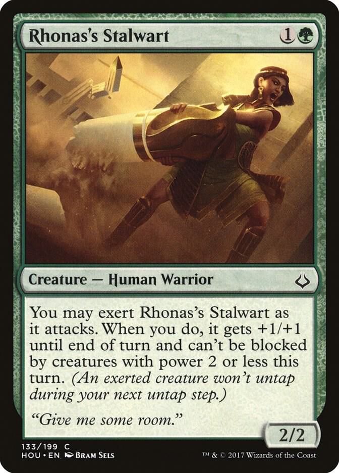 Rhonas's Stalwart (133) [Hour of Devastation]
