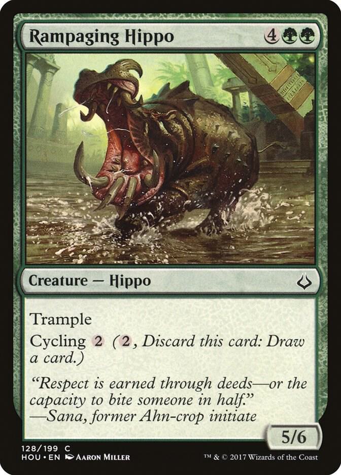 Rampaging Hippo (128) [Hour of Devastation]