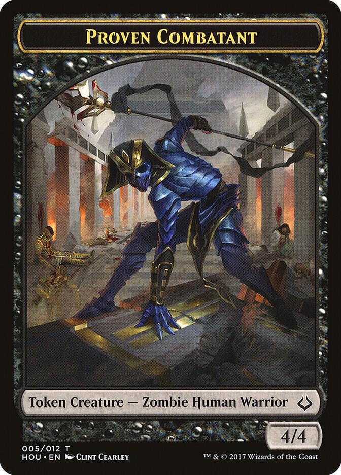 Proven Combatant Token (5) [Hour of Devastation]