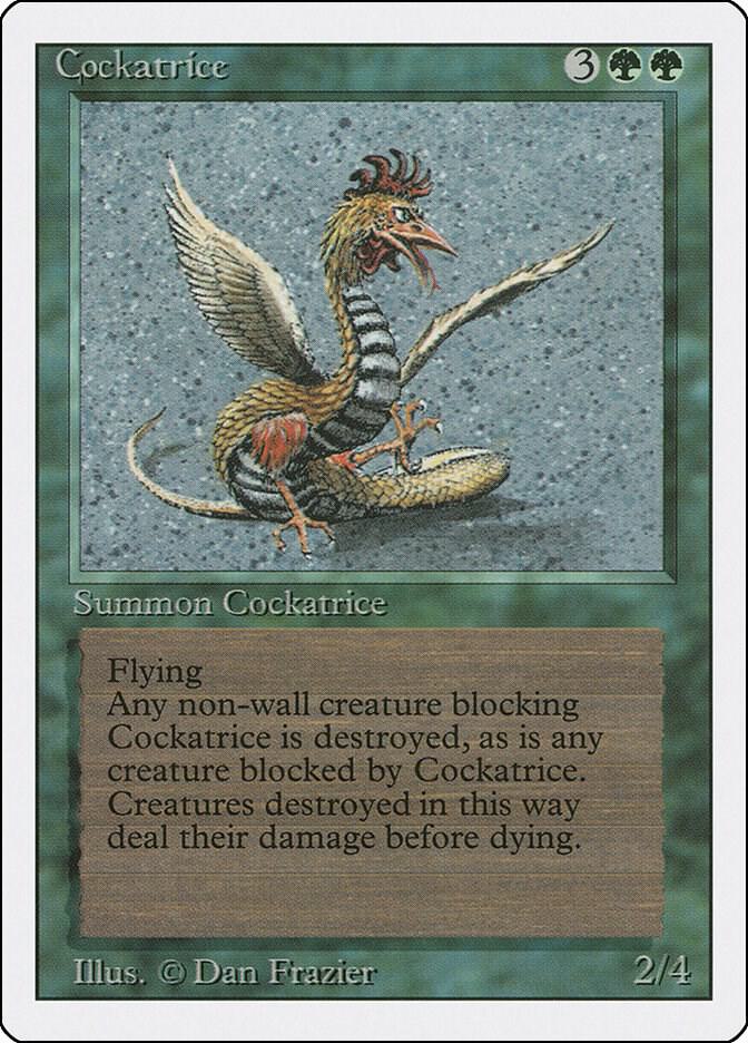 Cockatrice (189) [Revised Edition]