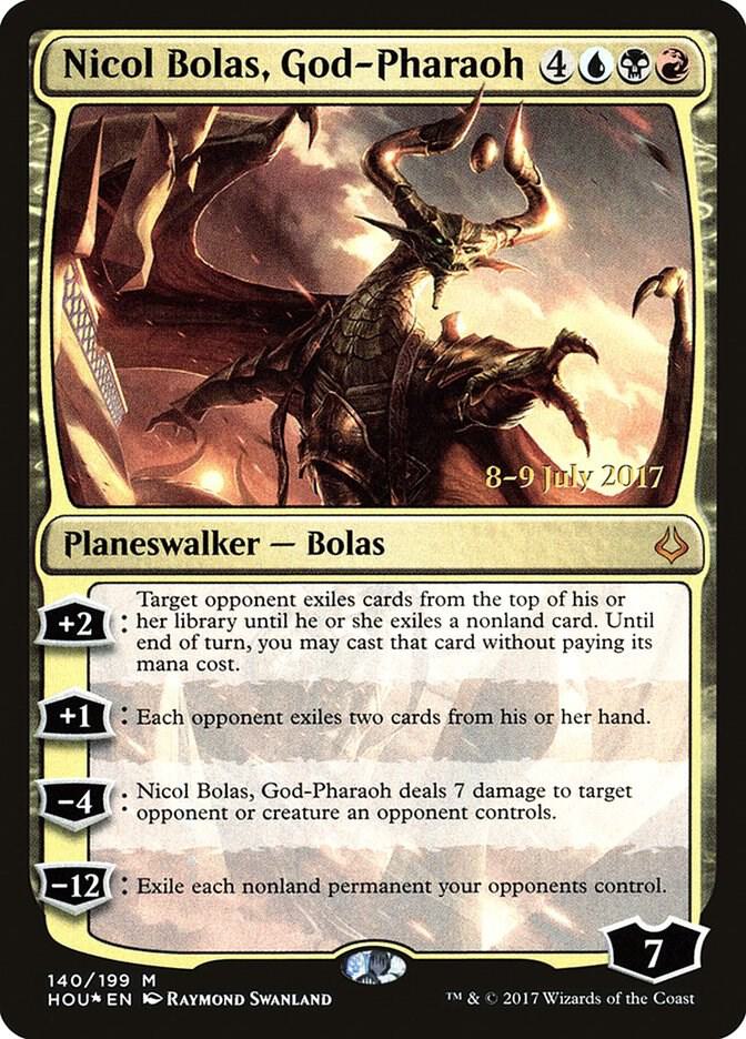Nicol Bolas, God-Pharaoh (140) [Prerelease Cards]