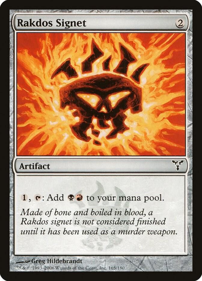 Rakdos Signet (165) [Dissension]