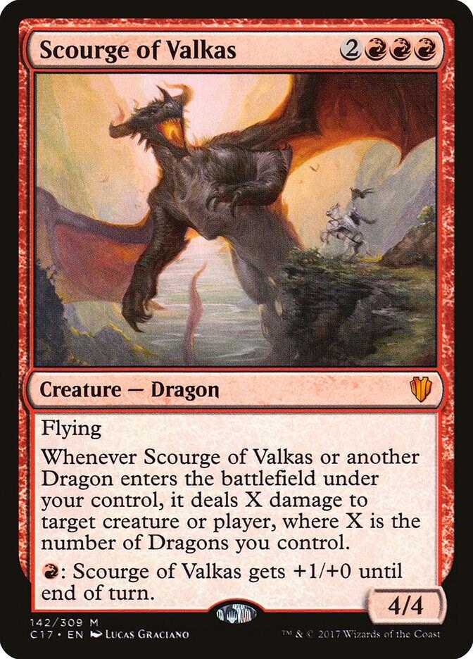 Scourge of Valkas (142) [Commander 2017]