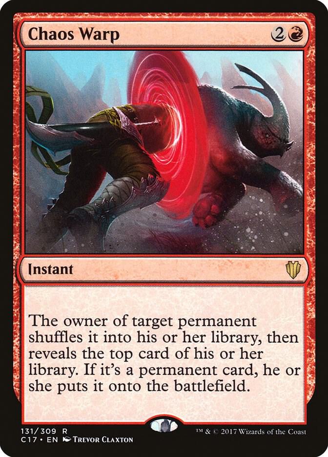 Chaos Warp (131) [Commander 2017]