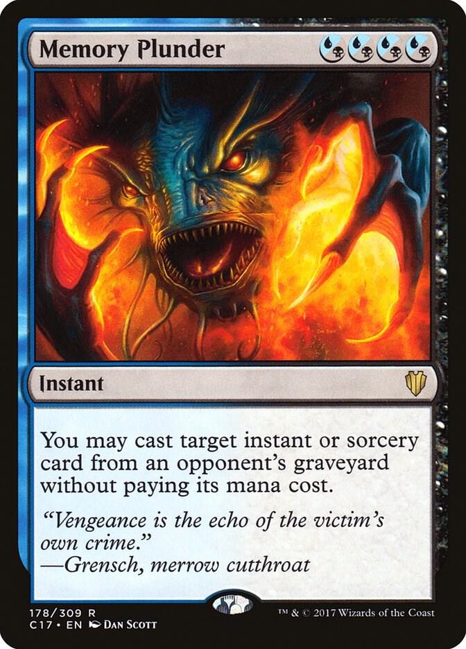 Memory Plunder (178) [Commander 2017]