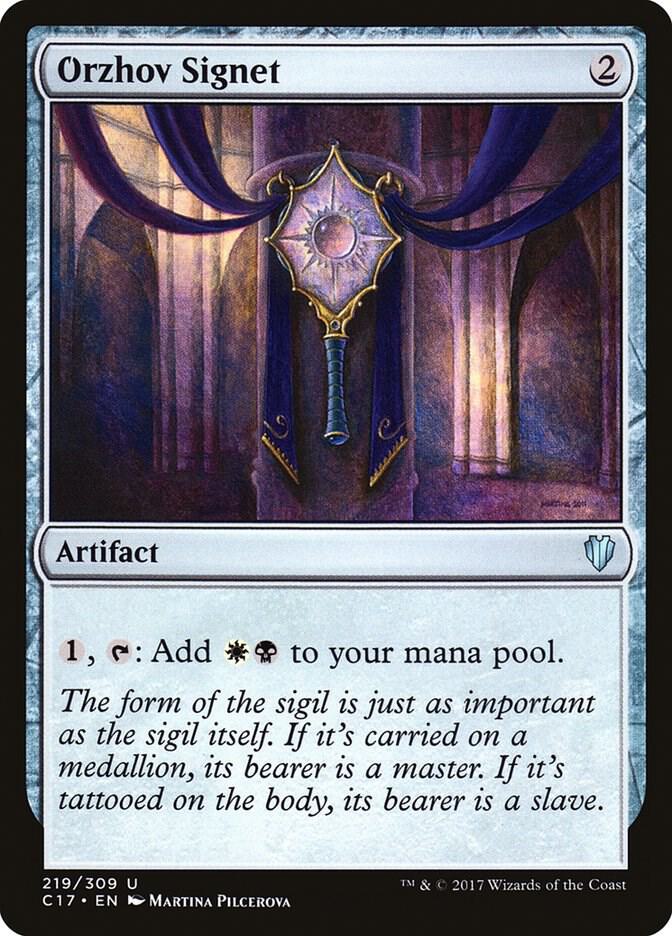 Orzhov Signet (219) [Commander 2017]