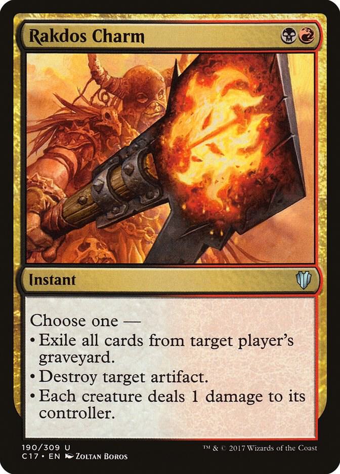 Rakdos Charm (190) [Commander 2017]