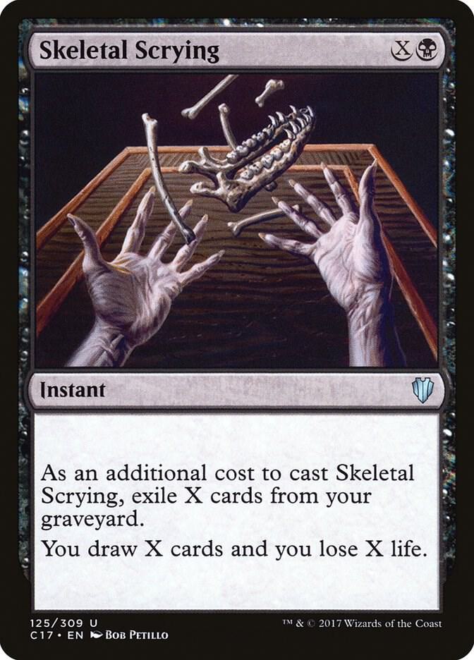 Skeletal Scrying (125) [Commander 2017]
