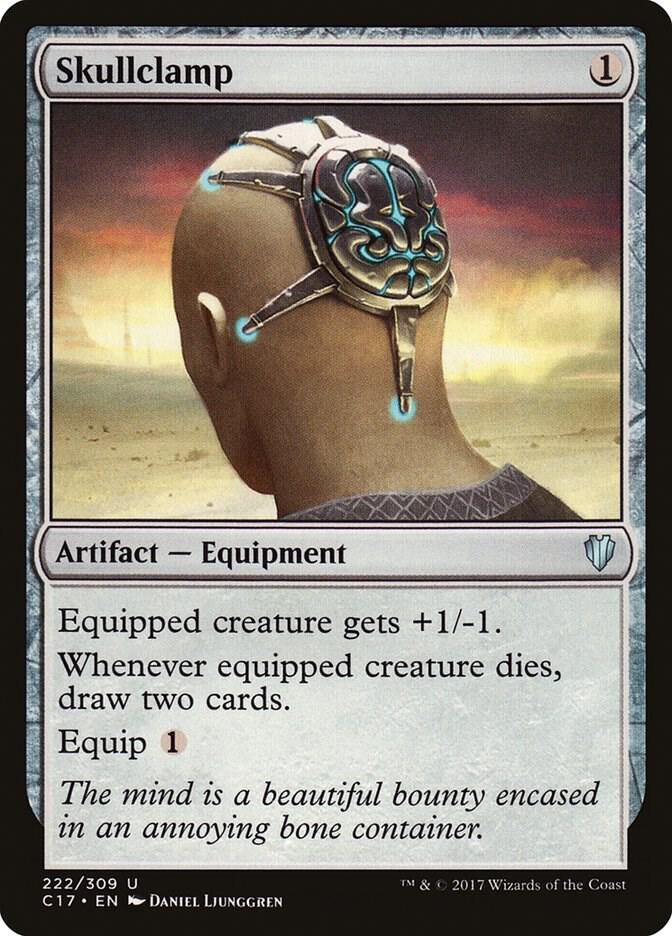 Skullclamp (222) [Commander 2017]