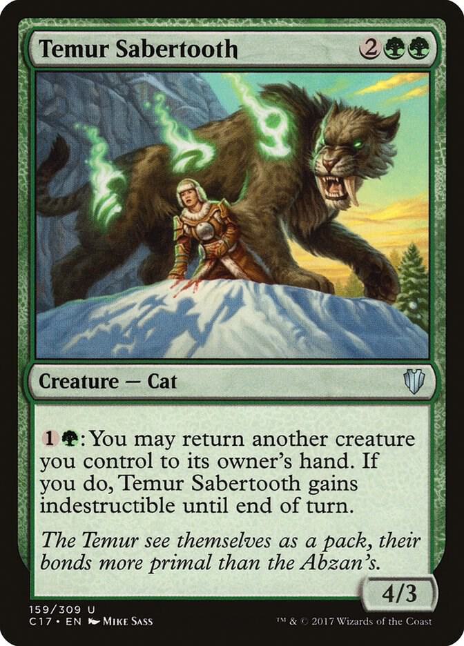 Temur Sabertooth (159) [Commander 2017]