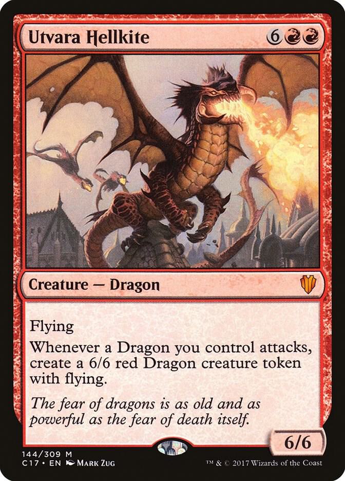 Utvara Hellkite (144) [Commander 2017]