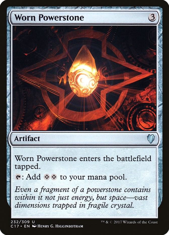 Worn Powerstone (232) [Commander 2017]