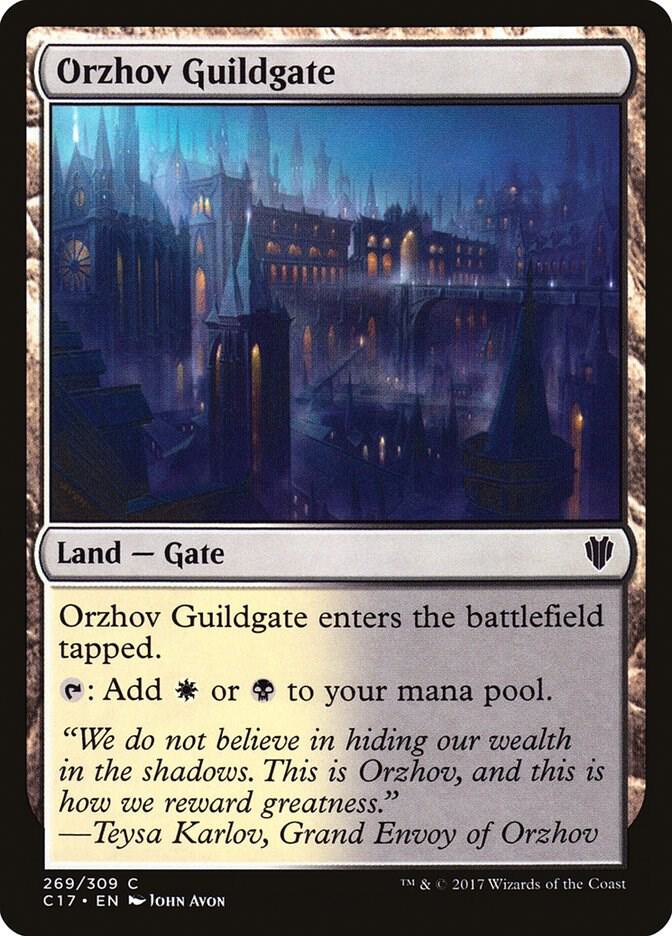 Orzhov Guildgate (269) [Commander 2017]