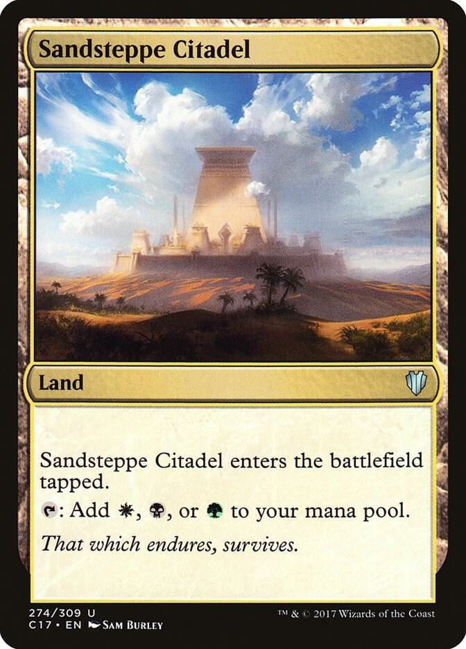 Sandsteppe Citadel (274) [Commander 2017]