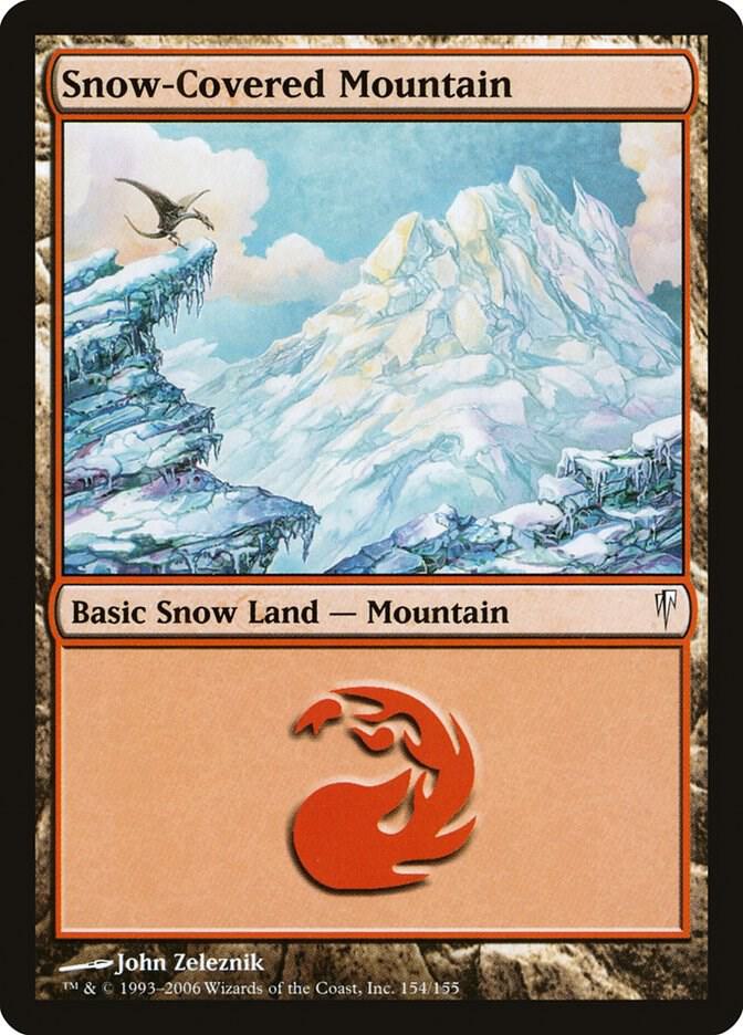 Snow-Covered Mountain (154) [Coldsnap]